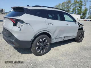2023 Kia Sportage X-Line with VIN 5XYK6CAF3PG127972, listed as a Copart auction lot 53694355 with 13,222 mi miles and Salvage Title. Bid and sale history available at carsss.com. Image 3.