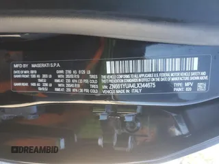2020 Maserati Levante S with VIN ZN661YUA4LX344675, listed as a Copart auction lot 46323015 with Not provided miles and Salvage title. Bid and sale history available at DreamBid. Image 15.