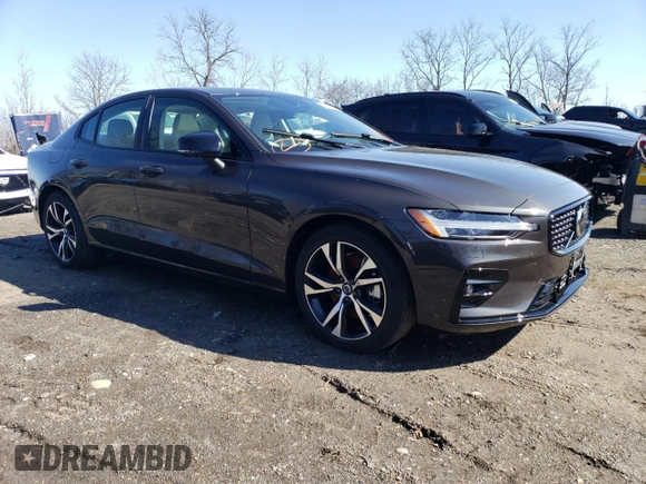2024 Volvo S60 Plus Dark Theme with VIN 7JRL12TL6RG303561, listed as a Copart auction lot 45432294 with 0 mi miles and Salvage Title. Bid and sale history available at carsss.com. Image 4.