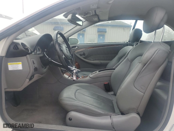 2006 Mercedes-Benz CLK-Class 5.0L with VIN WDBTK75G76T062703, listed as a Copart auction lot 43360395 with 118,214 mi miles and Salvage Title. Bid and sale history available at carsss.com. Image 7.