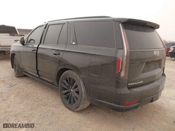 2021 Cadillac Escalade Sport Platinum with VIN 1GYS4GKL0MR228590, listed as a IAAI auction lot 41301987 with 1 mi miles. Bid and sale history available at carsss.com. Image 3.