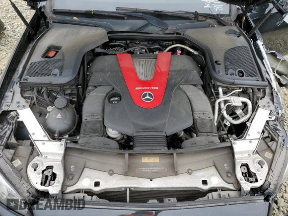 2017 Mercedes-Benz E-Class AMG E 43 with VIN WDDZF6EB8HA210523, listed as a Copart auction lot 59871562 with 55,851 mi miles. Bid and sale history available at carsss.com. Image 7.