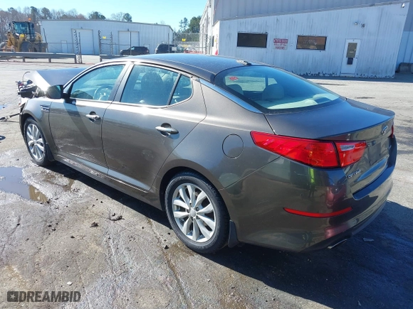 2014 Kia Optima EX with VIN 5XXGN4A78EG320367, listed as a IAAI auction lot 41858824 with 216,987 mi miles. Bid and sale history available at carsss.com. Image 3.