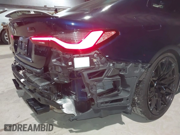 2024 BMW M4 Competition xDrive with VIN WBS43AZ04RCP64729, listed as a IAAI auction lot 41178319 with 15,806 mi miles and . Bid and sale history available at DreamBid. Image 19.