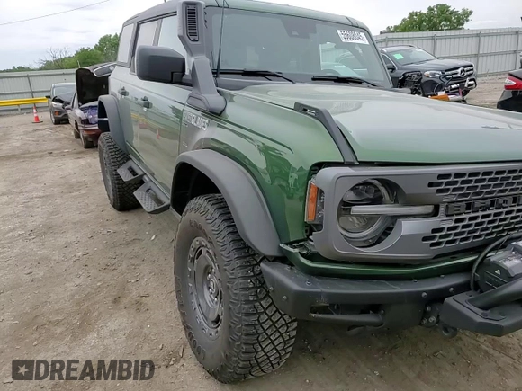 2024 Ford Bronco Everglades with VIN 1FMEE4HH8RLA00375, listed as a Copart auction lot 55608045 with 17,770 mi miles and Salvage title. Bid and sale history available at DreamBid. Image 14.
