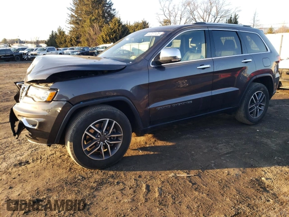 2021 Jeep Grand Cherokee 80th Anniversary with VIN 1C4RJFBG4MC817381, listed as a Copart auction lot 44707125 with 34,516 mi miles and Salvage Title. Bid and sale history available at carsss.com. Image 1.