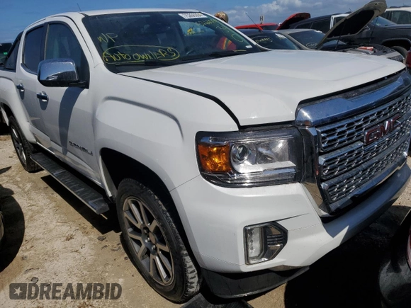 2021 GMC Canyon 4WD Denali with VIN 1GTG6EEN3M1225754, listed as a Copart auction lot 75266004 with 0 mi miles and Non Repairable. Bid and sale history available at carsss.com. Image 5.