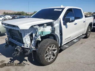 2023 GMC Sierra 1500 SLT z VIN 3GTUUDE83PG267733, wystawiony jako Copart lot #61530004 z przebiegiem 21 446 mil mil oraz Szkoda całkowita • Salvage title. Historia ofert i sprzedaży dostępna na DreamBid. Obrazek 1.