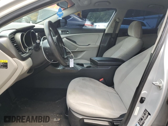 2014 Kia Optima LX with VIN 5XXGM4A70EG301086, listed as a Copart auction lot 61846685 with 157,622 mi miles and Salvage title. Bid and sale history available at DreamBid. Image 7.