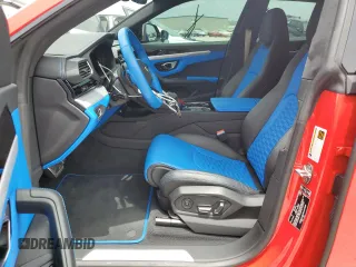 2022 Lamborghini Urus z VIN ZPBUA1ZL0NLA21835, wystawiony jako Copart lot #62020714 z przebiegiem 8344 mil mil oraz Tytuł czysty. Historia ofert i sprzedaży dostępna na DreamBid. Obrazek 7.