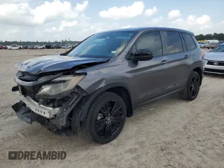2019 Honda Passport Sport with VIN 5FNYF8H25KB027463, listed as a Copart auction lot 54421505 with 66,125 mi miles and Salvage Title. Bid and sale history available at carsss.com. Image 1.