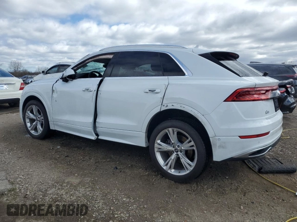 2022 Audi Q8 Premium Plus z VIN WA1BVBF19ND017136, wystawiony jako Copart lot #53187265 z przebiegiem 41 734 mil mil oraz Szkoda całkowita • Salvage title. Historia ofert i sprzedaży dostępna na DreamBid. Obrazek 2.
