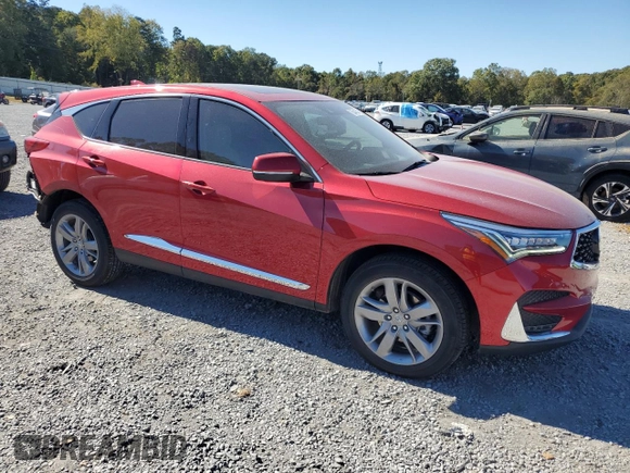 2019 Acura RDX w/Advance Pkg with VIN 5J8TC1H7XKL006953, listed as a Copart auction lot 76344854 with 54,866 mi miles and Salvage Title. Bid and sale history available at carsss.com. Image 4.