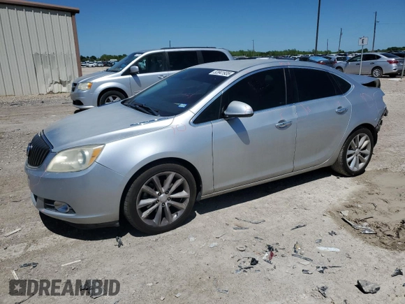 2014 Buick Verano Group with VIN 1G4PS5SK8E4123710, listed as a Copart auction lot 53941935 with 130,525 mi miles and Salvage title. Bid and sale history available at DreamBid. Image 1.