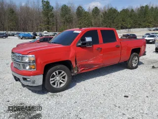 2014 Chevrolet Silverado 1500 LT with VIN 3GCUKREC8EG226597, listed as a Copart auction lot 48974705 with 102,278 mi miles and Salvage Title. Bid and sale history available at carsss.com. Image 1.
