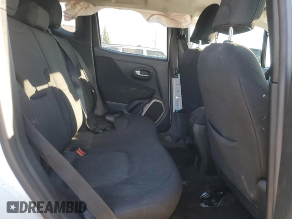 2017 Jeep Renegade Latitude with VIN ZACCJBBB2HPF24891, listed as a Copart auction lot 50672155 with 93,730 mi miles and Salvage Title. Bid and sale history available at carsss.com. Image 12.