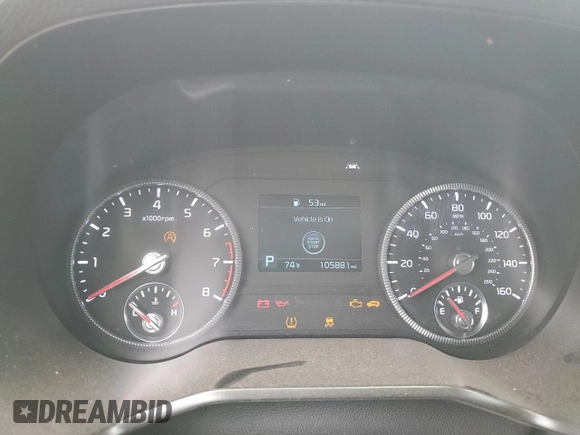 2020 Kia Telluride S with VIN 5XYP6DHC9LG048601, listed as a Copart auction lot 50270115 with 105,881 mi miles and Salvage title. Bid and sale history available at DreamBid. Image 9.