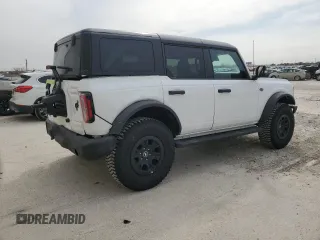 2024 Ford Bronco Wildtrak with VIN 1FMEE2BP6RLB29591, listed as a Copart auction lot 48225165 with 4,466 mi miles and Salvage title. Bid and sale history available at DreamBid. Image 3.