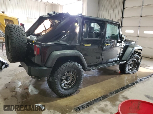 2008 Jeep Wrangler Unlimited X с VIN 1J4GA39128L632897, выставлен на аукционе Copart как лот 55282115 с пробегом 167 844 миль миль и Списание • Salvage title. История ставок и продаж доступна на DreamBid. Изображение 3.