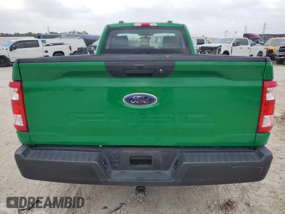 2022 Ford F-150 XL with VIN 1FTMF1CB3NKE30863, listed as a Copart auction lot 51765555 with 26,956 mi miles and Salvage Title. Bid and sale history available at carsss.com. Image 6.