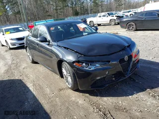 2017 Alfa Romeo Giulia Ti with VIN ZARFAECN4H7551195, listed as a IAAI auction lot 41444631 with 72,596 mi miles. Bid and sale history available at carsss.com. Image 1.