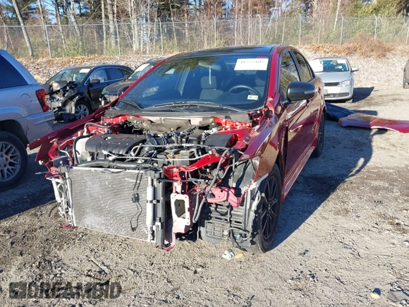 2017 Mitsubishi Lancer ES with VIN JA32U2FU3HU012181, listed as a IAAI auction lot 41225105 with 90,039 mi miles. Bid and sale history available at carsss.com. Image 6.