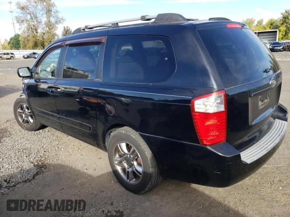 2007 Kia Sedona EX with VIN KNDMB233776121810, listed as a Copart auction lot 77229344 with 133,193 mi miles and Salvage Title. Bid and sale history available at carsss.com. Image 2.