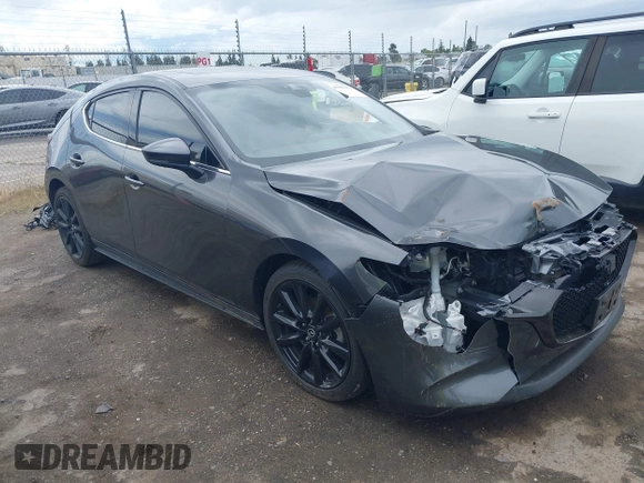 2020 Mazda Mazda3 Hatchback Premium Package with VIN JM1BPANM4L1164257, listed as a IAAI auction lot 41905435 with 1 mi miles. Bid and sale history available at carsss.com. Image 1.