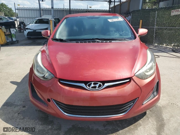 2016 Hyundai Elantra SE with VIN KMHDH4AE8GU484476, listed as a Copart auction lot 57200834 with 43,505 mi miles and Clean Title. Bid and sale history available at carsss.com. Image 5.