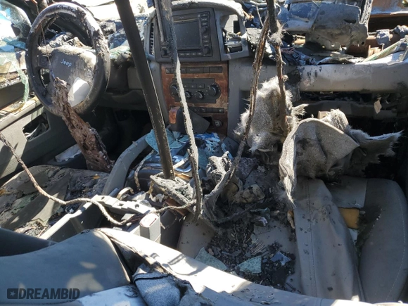 2006 Jeep Grand Cherokee Overland with VIN 1J8HR68286C356259, listed as a Copart auction lot 74461484 with 0 mi miles and Salvage Title. Bid and sale history available at carsss.com. Image 9.