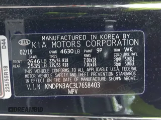 2020 Kia Sportage EX with VIN KNDPN3AC3L7658403, listed as a IAAI auction lot 42485473 with 38,601 mi miles and . Bid and sale history available at DreamBid. Image 9.