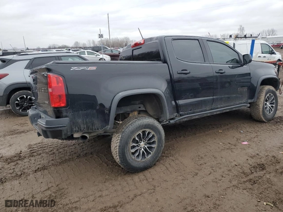 2022 Chevrolet Colorado 4WD ZR2 with VIN 1GCGTEEN5N1111166, listed as a Copart auction lot 85270164 with 60,564 mi miles and Non Repairable. Bid and sale history available at carsss.com. Image 3.