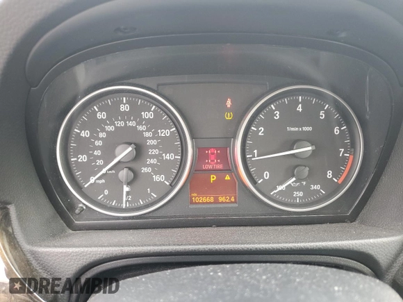 2009 BMW 3 Series 328i xDrive with VIN WBAWV53529P080001, listed as a Copart auction lot 46831905 with 102,668 mi miles and Salvage Title. Bid and sale history available at carsss.com. Image 9.