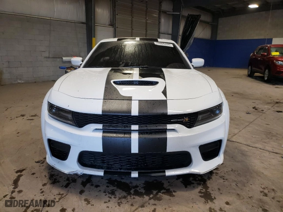 2021 Dodge Charger Scat Pack with VIN 2C3CDXGJ3MH619092, listed as a Copart auction lot 75908334 with 34,603 mi miles and Salvage Title. Bid and sale history available at carsss.com. Image 5.