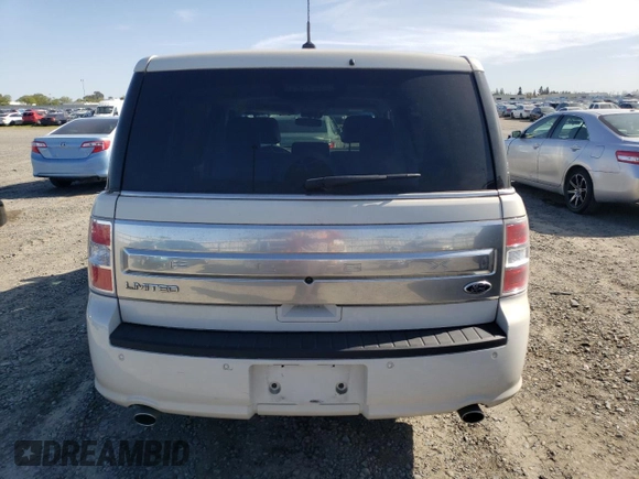 2014 Ford Flex Limited with VIN 2FMGK5D84EBD14449, listed as a Copart auction lot 51857695 with 117,337 mi miles and Salvage Title. Bid and sale history available at carsss.com. Image 6.