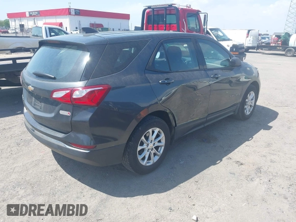 2018 Chevrolet Equinox LS with VIN 2GNAXHEV3J6283707, listed as a IAAI auction lot 42009234 with 115,745 mi miles and . Bid and sale history available at DreamBid. Image 4.