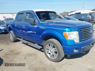 2014 Ford F-150 XL with VIN 1FTFW1EF0EKD43284, listed as a IAAI auction lot 41623123 with 119,663 mi miles and . Bid and sale history available at DreamBid. Image 1.