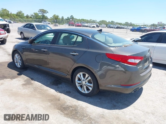 2012 Kia Optima EX with VIN 5XXGN4A6XCG024867, listed as a IAAI auction lot 42079549 with 119,563 mi miles and . Bid and sale history available at carsss.com. Image 3.