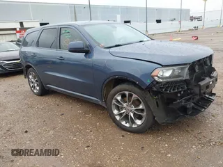 2019 Dodge Durango GT Plus with VIN 1C4RDHDG2KC779596, listed as a IAAI auction lot 42181855 with 149,072 mi miles and . Bid and sale history available at DreamBid. Image 1.