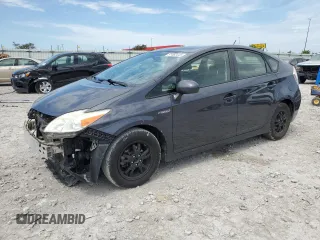 2012 Toyota Prius One with VIN JTDKN3DUXC5520612, listed as a Copart auction lot 61460445 with 121,285 mi miles and Salvage title. Bid and sale history available at DreamBid. Image 1.