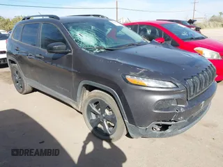 2017 Jeep Cherokee Sport with VIN 1C4PJLAB7HW526938, listed as a IAAI auction lot 41561626 with 112,493 mi miles. Bid and sale history available at carsss.com. Image 1.