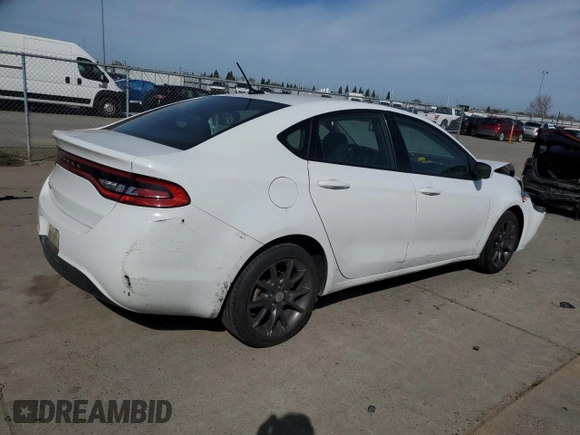 2016 Dodge Dart SE with VIN 1C3CDFAA9GD505151, listed as a Copart auction lot 49403155 with 129,527 mi miles and Salvage Title. Bid and sale history available at carsss.com. Image 3.