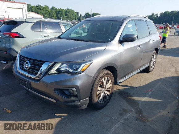 2018 Nissan Pathfinder Platinum with VIN 5N1DR2MM8JC637360, listed as a IAAI auction lot 42549095 with 93,585 mi miles and . Bid and sale history available at DreamBid. Image 2.