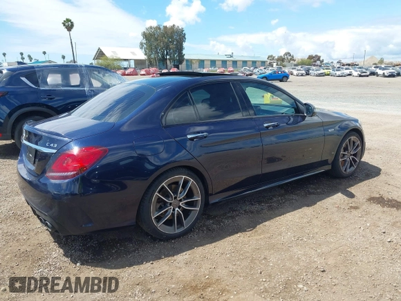 2020 Mercedes-Benz C 43 AMG with VIN 55SWF6EB2LU330233, listed as a IAAI auction lot 42045987 with 84,549 mi miles and . Bid and sale history available at carsss.com. Image 4.