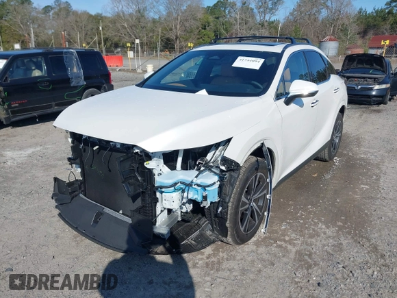 2025 Lexus RX with VIN JTJCHMAAXS2022824, listed as a IAAI auction lot 41744094 with 523 mi miles. Bid and sale history available at carsss.com. Image 2.