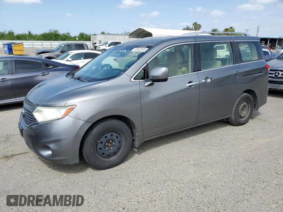 2014 Nissan Quest SV with VIN JN8AE2KP0E9107827, listed as a Copart auction lot 53462535 with Not Provided miles and Clean Title. Bid and sale history available at carsss.com. Image 1.