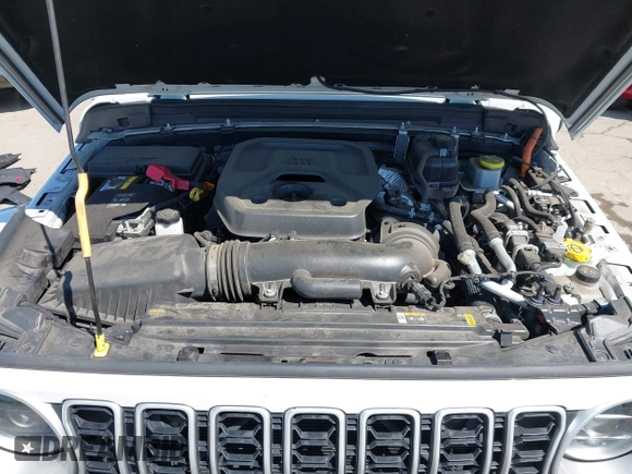 2024 Jeep Wrangler Sahara with VIN 1C4RJXP61RW126904, listed as a IAAI auction lot 41998215 with 32,034 mi miles and . Bid and sale history available at DreamBid. Image 10.