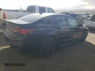 2018 Acura TLX w/A-SPEC Pkg with VIN 19UUB3F60JA004992, listed as a Copart auction lot 45425085 with 82,929 mi miles and Salvage Title. Bid and sale history available at carsss.com. Image 3.
