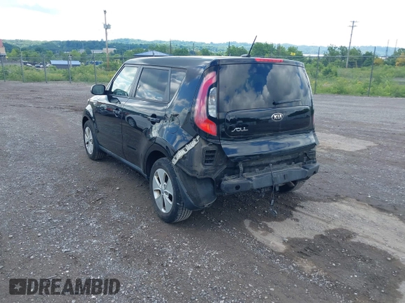 2014 Kia Soul with VIN KNDJN2A21E7743461, listed as a IAAI auction lot 39578941 with 35,724 mi miles. Bid and sale history available at carsss.com. Image 3.
