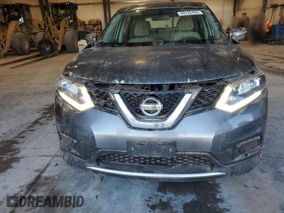 2015 Nissan Rogue S with VIN KNMAT2MT9FP541818, listed as a Copart auction lot 49122455 with 192,297 mi miles and Clean Title. Bid and sale history available at carsss.com. Image 5.
